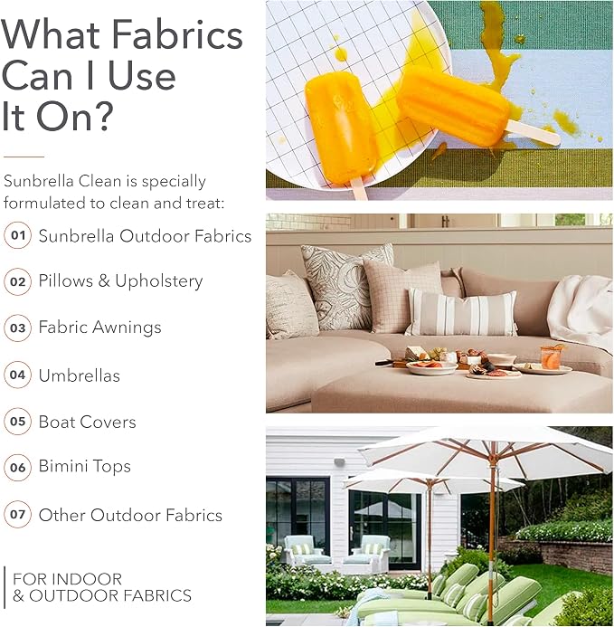 Sunbrella Clean Multi-Purpose Fabric Cleaner | All-in-One Solution - Image 7