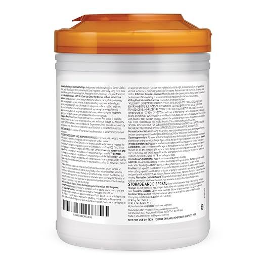 Sani-Cloth Bleach Disposable Wipe - Image 3