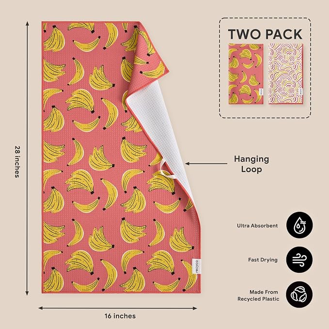 RECYCO Waffle Kitchen Towel Set of 2 - Image 7