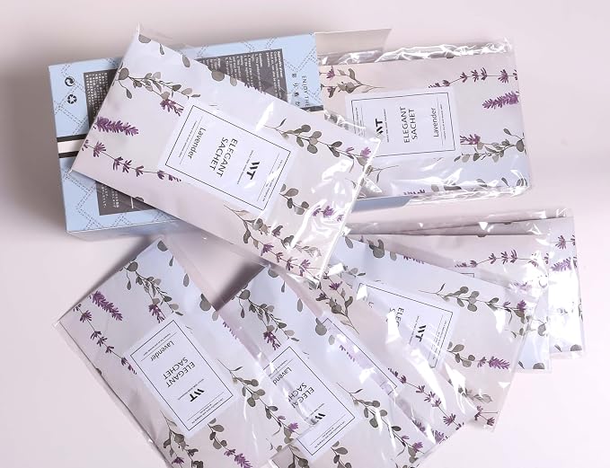 WEALD TRIBE 12 Packs Large-Bag Fresh Linen Scented Sachets - Image 5