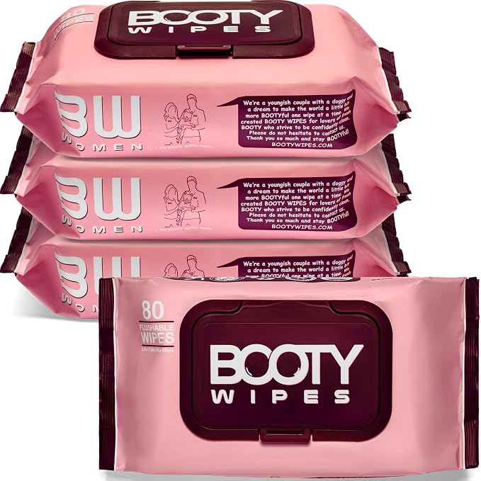 BOOTY WIPES Flushable Wipes Women by BOOTYWIPES