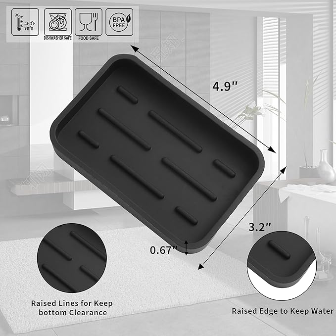 Silicone Kitchen Sink Organizer Tray - Image 2