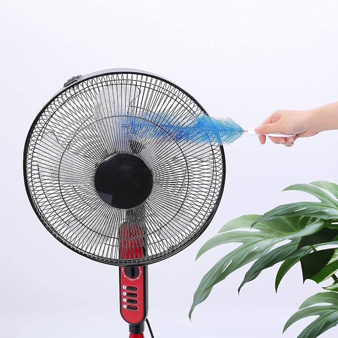 3 Pcs Bendable Fan Cleaning Brush Reusable Microfiber Washable Fan Cleaner - Image 4