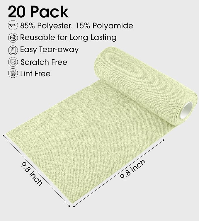 KitchLife Microfiber Cleaning Cloth Roll - Image 4