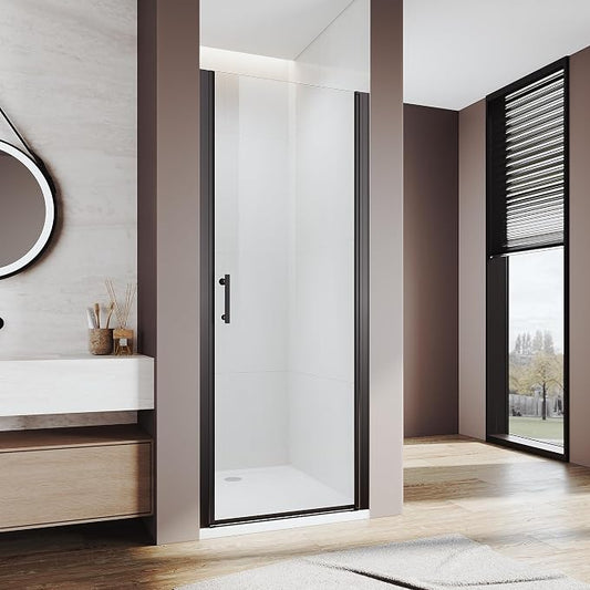Glass Shower Door 31.5-33" W x 72" H, UCALAFEE Frameless Pivot Shower Door by Ucalafee