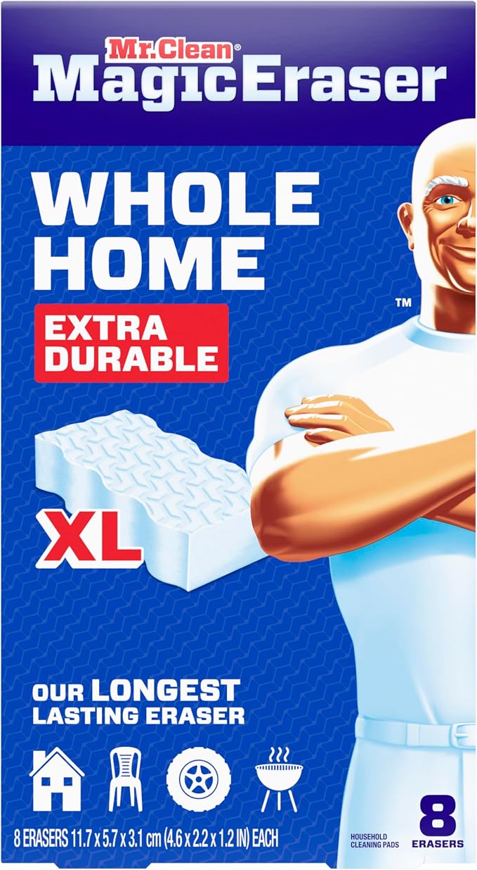 Mr. Clean Magic Eraser Sponge, All Purpose Cleaner, Long Lasting Cleaning - Image 9