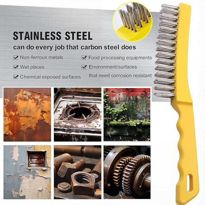 6 Pcs Heavy-Duty Cleaning Brush Set - Image 3