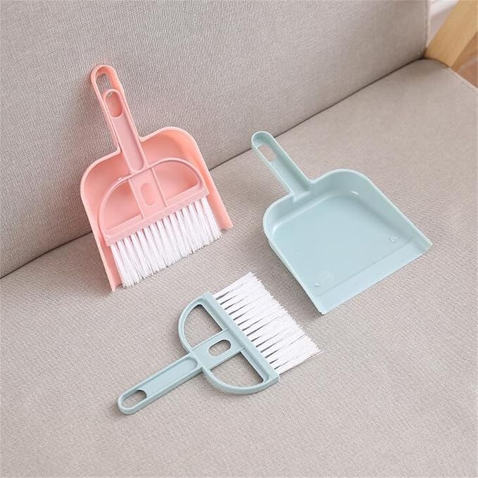 Mini Desktop Dustpan Set Car Sweep Bed Hair Garbage Shovel Small Sweeping - Image 4