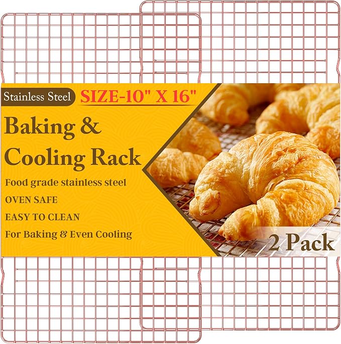 2PCS Cooling Racks for Cooking and Baking by QukakaHomeCare