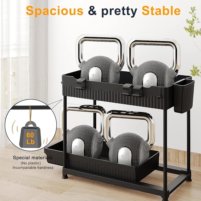 2 Pack Multi-Purpose Under Sink Organizers and Storage, 2026 Pull Out Cabinet - Image 3