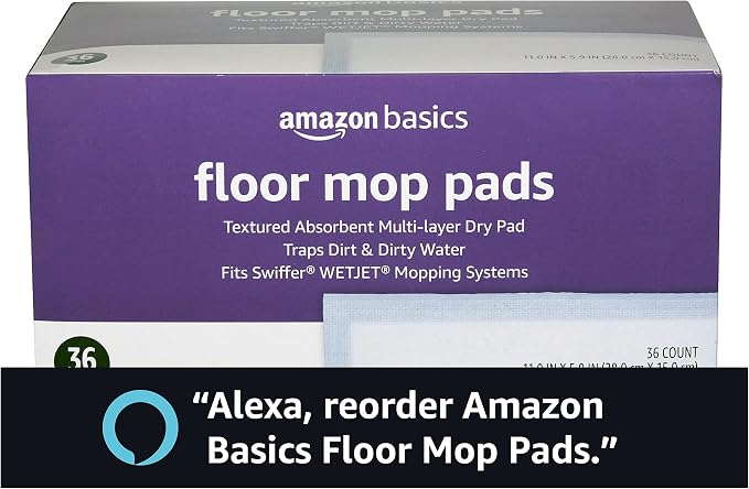 Amazon Basics Floor Mopping Pads, Fits Swiffer WetJet Mopping Systems - Image 6