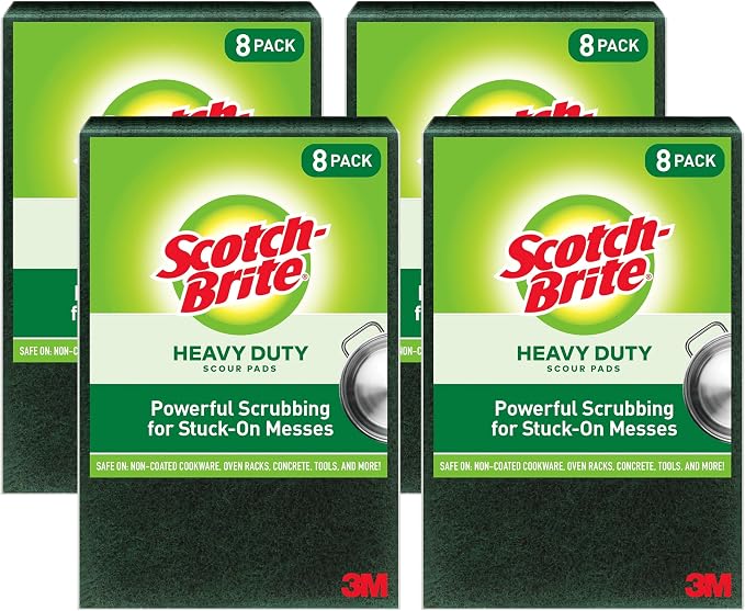 Scotch-Brite Heavy Duty Large Scour Pads, Scouring Pads by Scotch-Brite