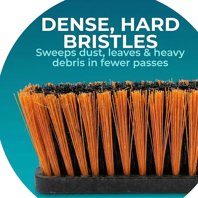 HELOMOR 2-Pack 19” Outdoor Push Brooms - Image 3