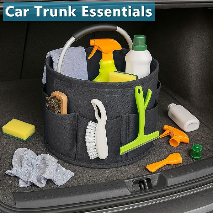 17L Foldable Cleaning Caddy - Image 6