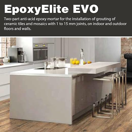Tile Doctor EpoxyElite EVO 11 lbs./5 kg. Bucket of Litokol Beige 3 Epoxy Tile - Image 2