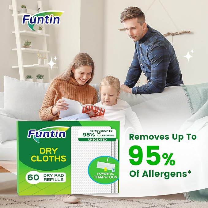 Funtin Thickened Mop Pads for Swiffer Sweeper, Unscented Disposable Mopping - Image 5