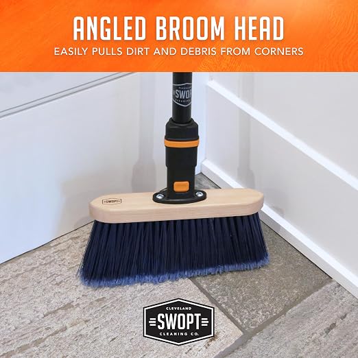 SWOPT Premium Multi-Surface Angle Broom Cleaning Head — Indoor and Outdoor - Image 7