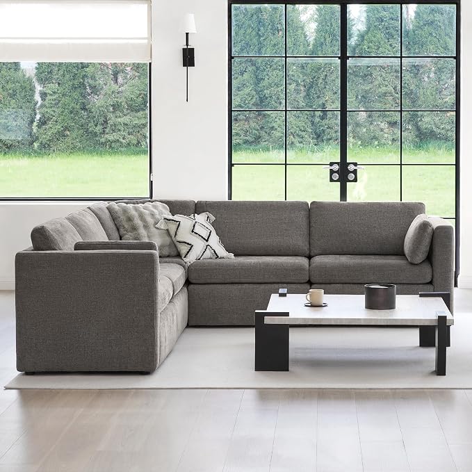 CHITA Oversized Modular Sectional Fabric Sofa Set, FSC Certified Extra Large 5 - Image 4