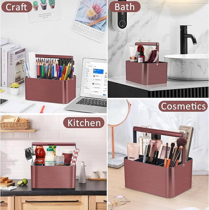 Shower Caddy Portable for College Dorm Room Essential, Bathroom Caddy Organizer - Image 5