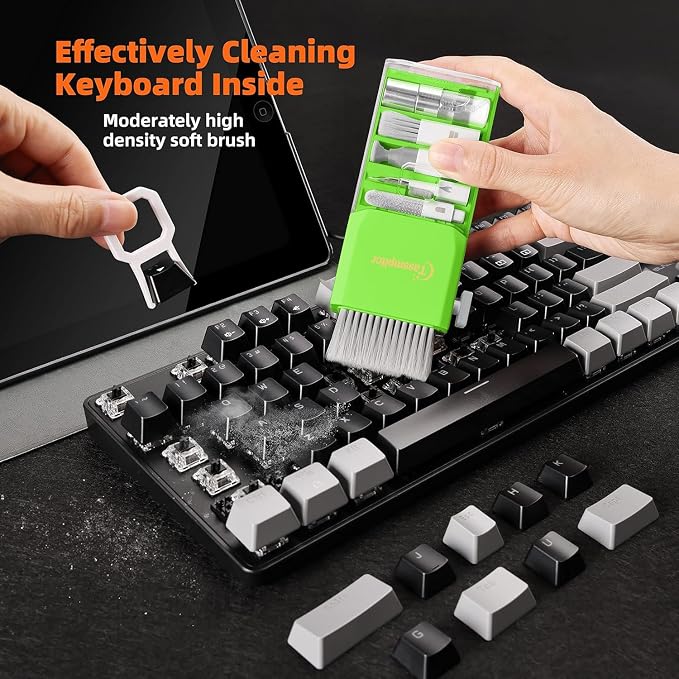 Laptop Screen Keyboard Cleaner Kit, All in 1 Electronics Cleaning Tool - Image 2