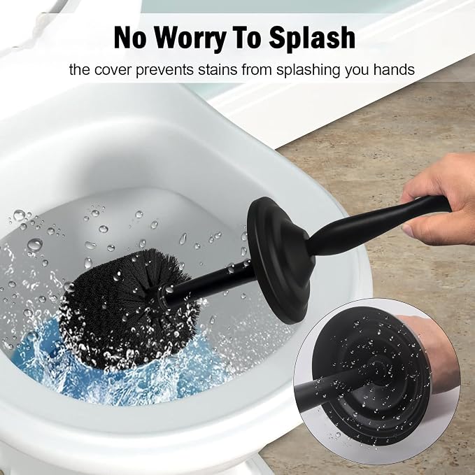 Matte BlackToilet Bowl Brush - Image 4