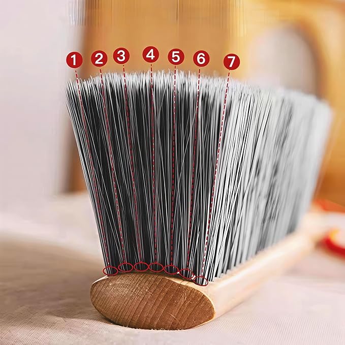 Soft Bristle Hand Brush Wooden Handle - Image 3