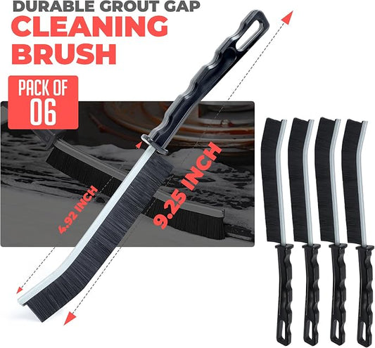 6 Pcs Crevice Cleaning Brush for Household Use, Hard Bristle Gap Cleaning Brush - Image 2
