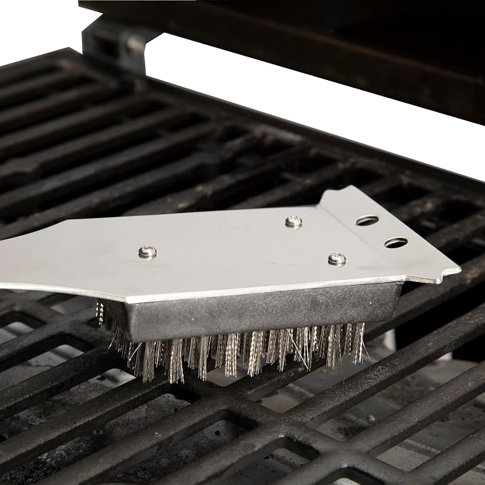 Cuisinart Stainless Steel 16.5" Long Handle Grill Cleaner Brush and Scraper - Image 2
