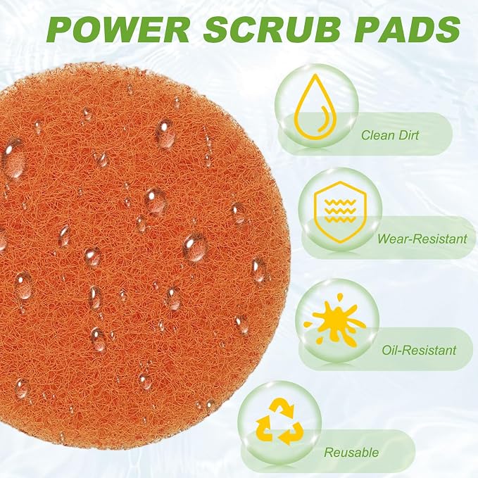 Power Scrub Pads, Scrubbing Pads 2000 Grits Scouring Discs - Image 4