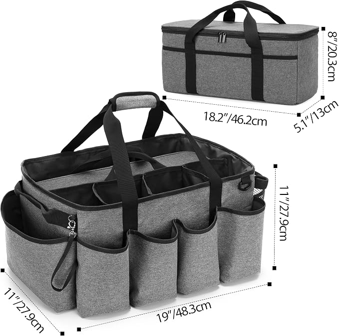 Detailing Bag with Polisher Carry Bag, Large Detail Car Care Box - Image 6