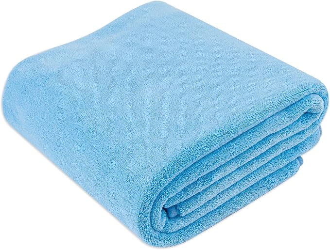 Amazon Basics Super Absorbent Microfiber Car Drying Towel, Scratch-Free by AmazonBasics