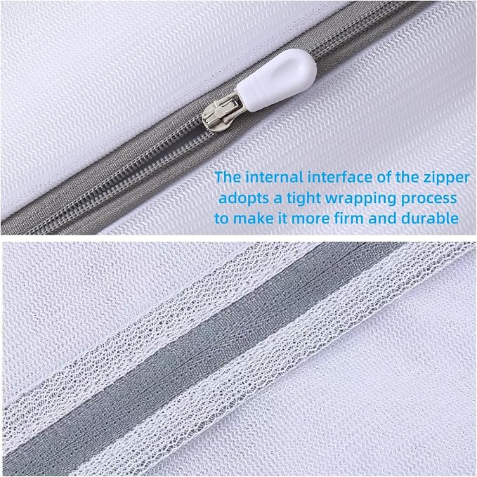 Lingerie Bags for Washing Delicates Pack Of 3 L/M/S Laundry Bags Mesh Wash Bags - Image 5
