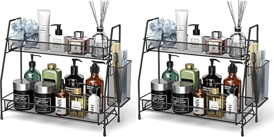 SPISPI Bathroom Organizer Countertop, Spice Rack Organizer by SPISPI