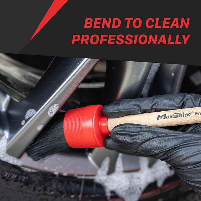Maxshine 3 Pieces Professional Auto Detailing Brush Kit - Image 6