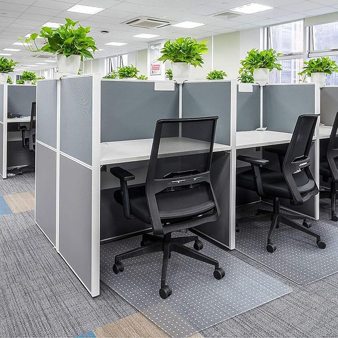 Kuyal Desk Chair Mat for Carpet, Office and Home, Easy Glide, Protects Floors - Image 5