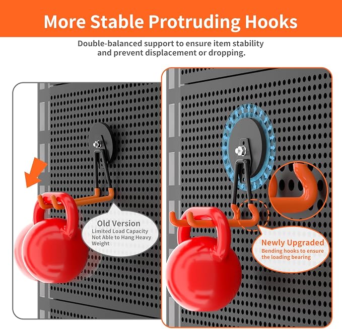 ENUODA Strong Magnetic Hooks Heavy Duty Magnetic Tool Holder Large Magnet Hooks - Image 3