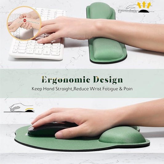 Gimars Ergonomic Mouse Pad Wrist Support, Upgrade Enlarge Superfine Fibre Soft - Image 2