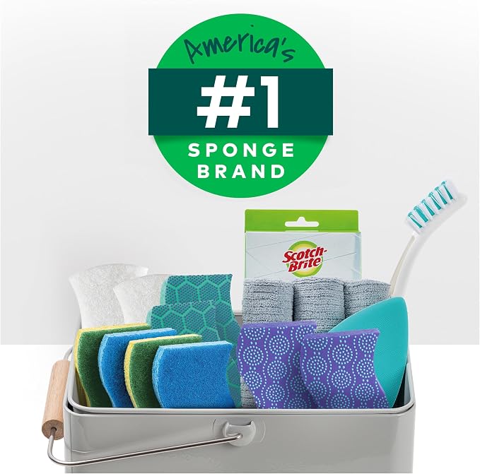 Scotch-Brite Multi-Purpose Sponges, Highly Absorbent Dish Sponge - Image 5
