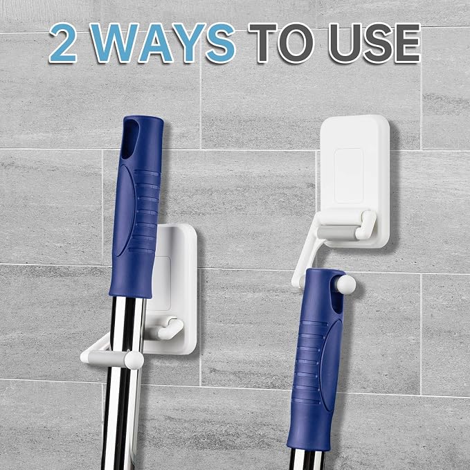 NiHome Multi-Use Wall Mounted Mop Holders 4PCS - Image 3