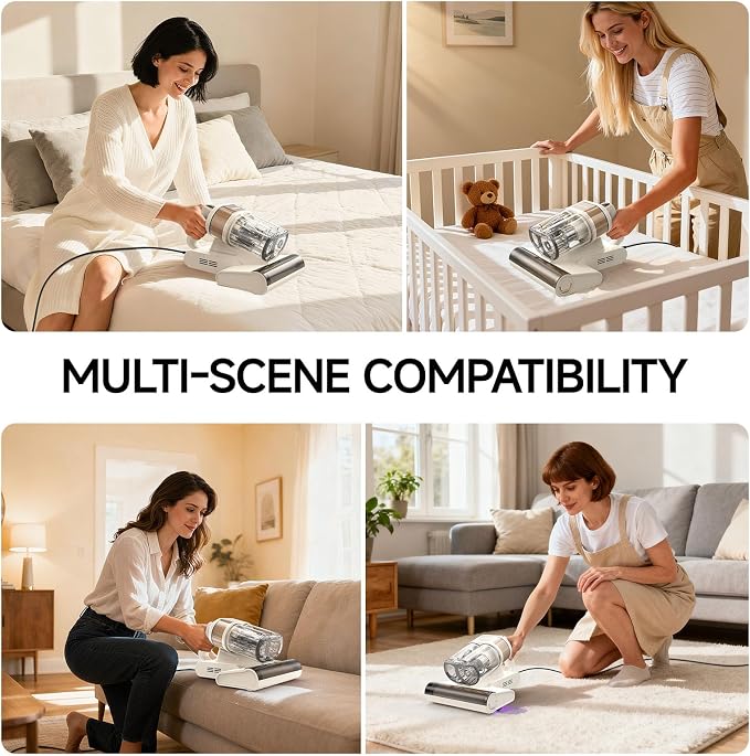FEPPO 4-in-1 Mattress Vacuum Cleaner PRO, 16KPa Handheld Vacuum - Image 8