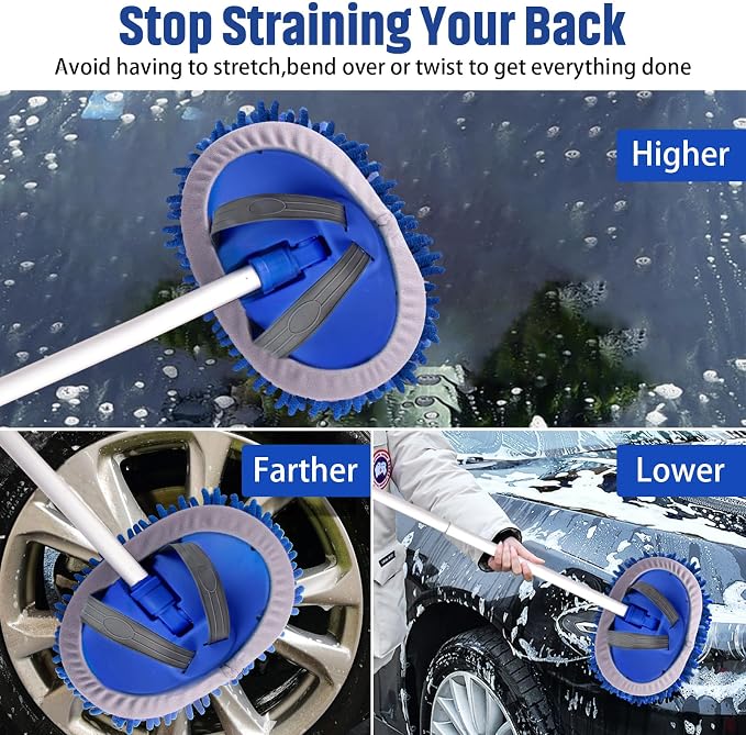 anngrowy 62" Microfiber Car Wash Brush - Image 6