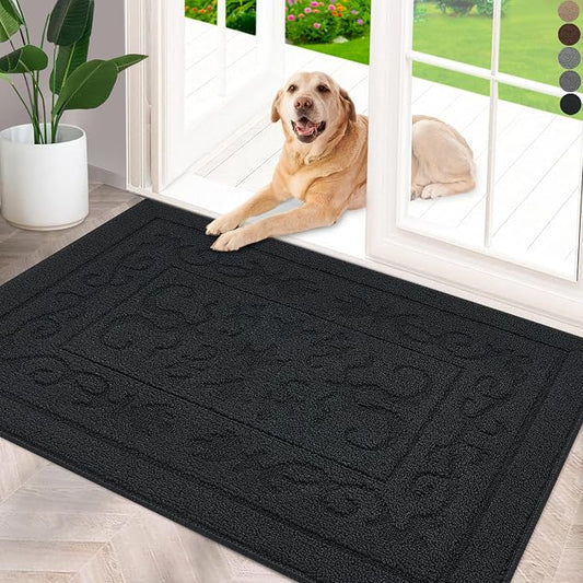 FONEYI Indoor Door Mat 20" x 32", Dirt Trapper Door Mats Non-Slip Entryway Rugs by FONEYI