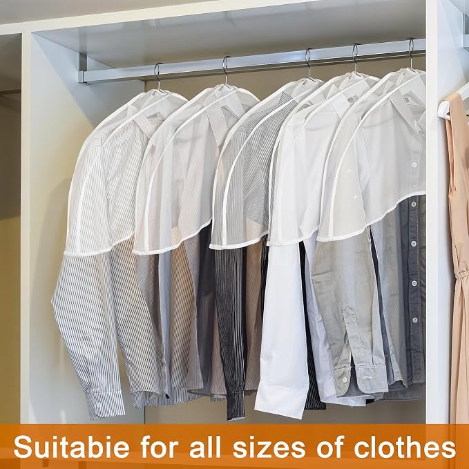 30PCS Garment Covers For Hanging Clothes, Shoulder Covers For Closet Storage - Image 6