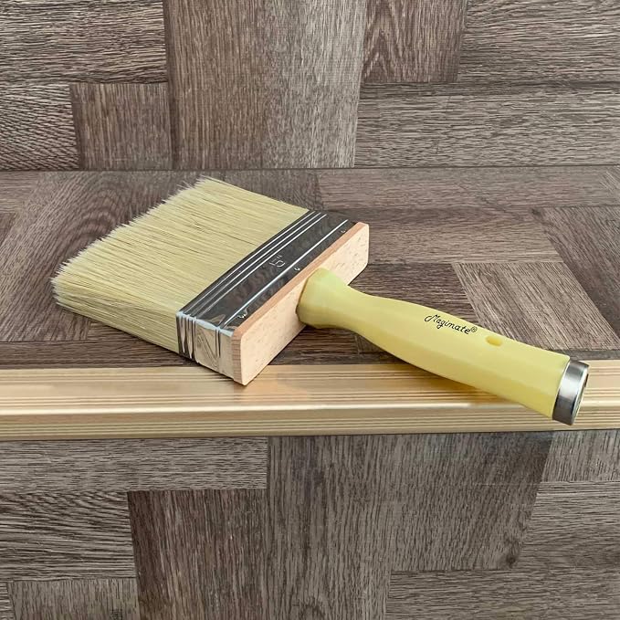 Deck Brush for Applying Stain, 5-inch Paint Brush, Medium Size for Quick Decking - Image 5