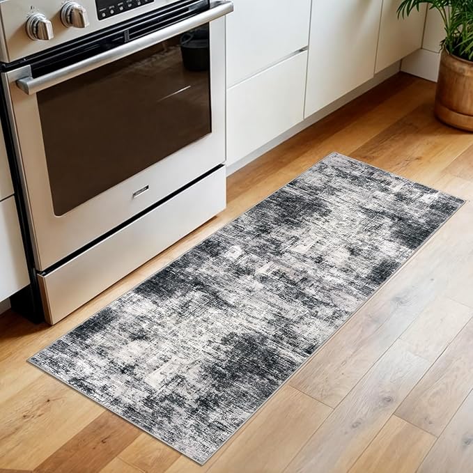 IOHOUZE Abstract Runner Rug 2x5 Ft Washable Runners - Image 2