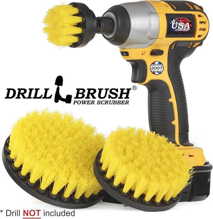 House Cleaning Supplies – Cleaning Drill Brush Set - Image 4