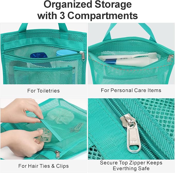 F-color Mesh Shower Caddy Portable Hanging - Image 5