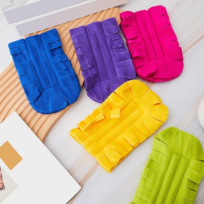 Zubebe 30 Pcs Duster Refill Reusable Fleece Duster Refills Feather Flat Dusters - Image 5