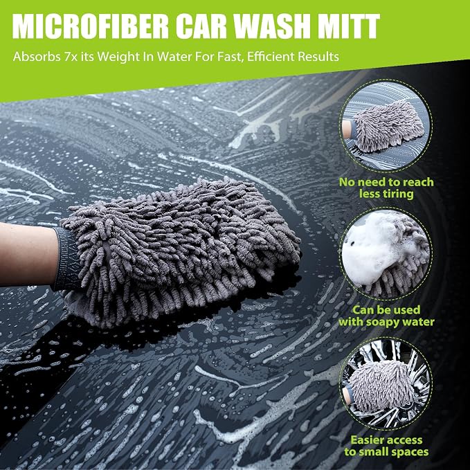 TTRCB 2 Pack 1300 GSM Car Drying Towel, Microfiber Towels - Image 6