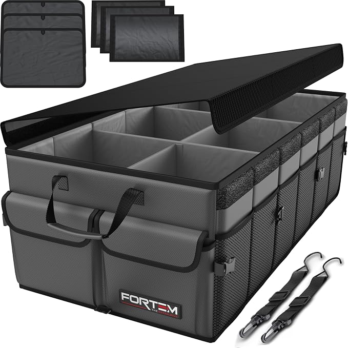 FORTEM Trunk Organizer For SUV Car Trunk Organizer, Foldable Storage, Car by FORTEM